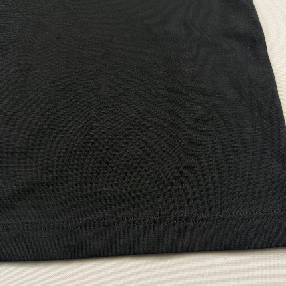 Hugo Boss Mens Black V-Neck T-Shirt Short Sleeve Tonal Logo Size M - Picture 11 of 11